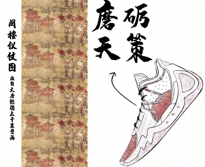 乔丹 × 陕西历史博物馆打造「唐运会」主题联名款