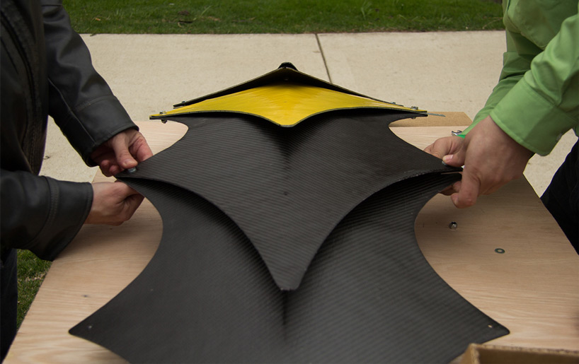 美国碳纤维板编织装置艺术