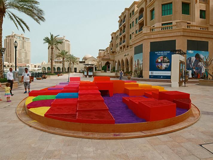 卡塔尔交互式艺术装置：梦之城