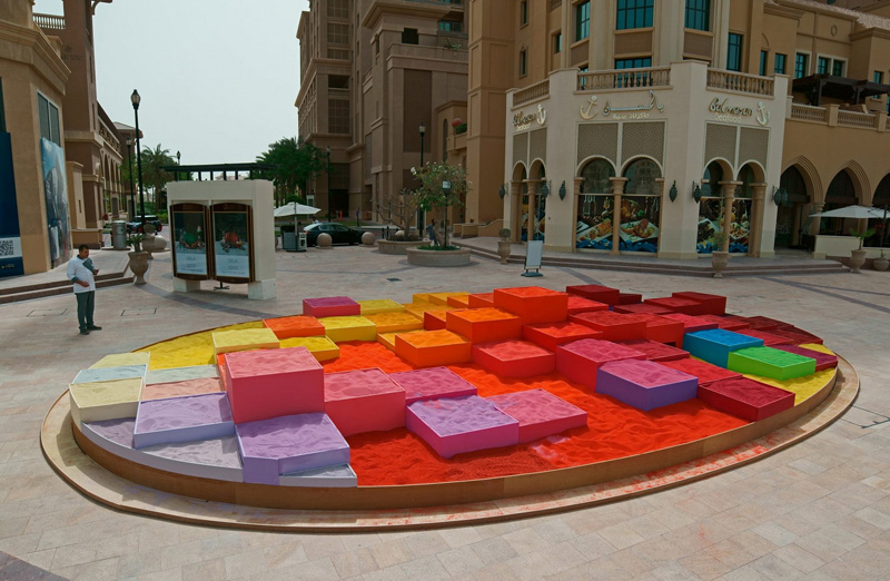 卡塔尔交互式艺术装置：梦之城