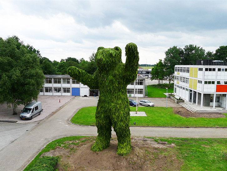 荷兰植物熊景观装置艺术