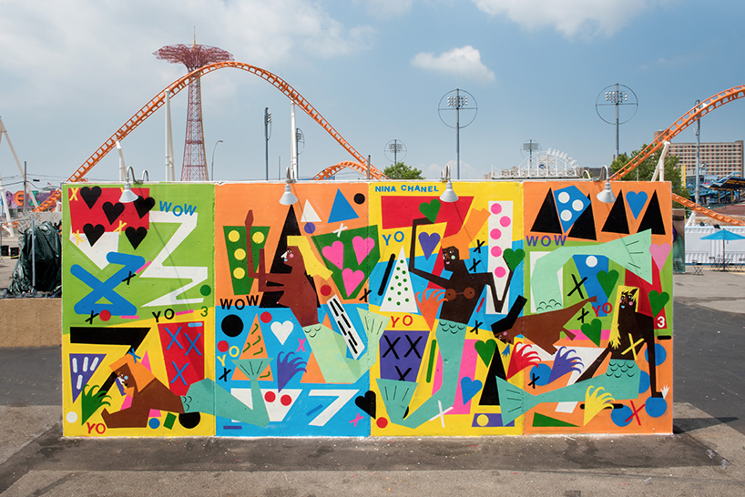 美国布鲁克林区艺术墙街头装置艺术