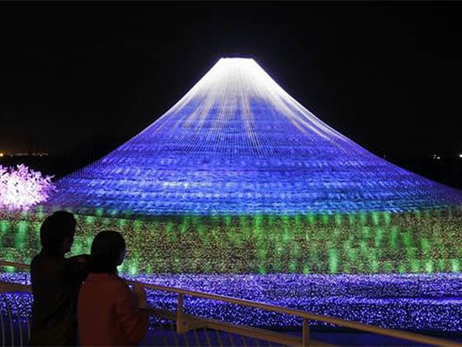 日本圣诞LED灯光秀