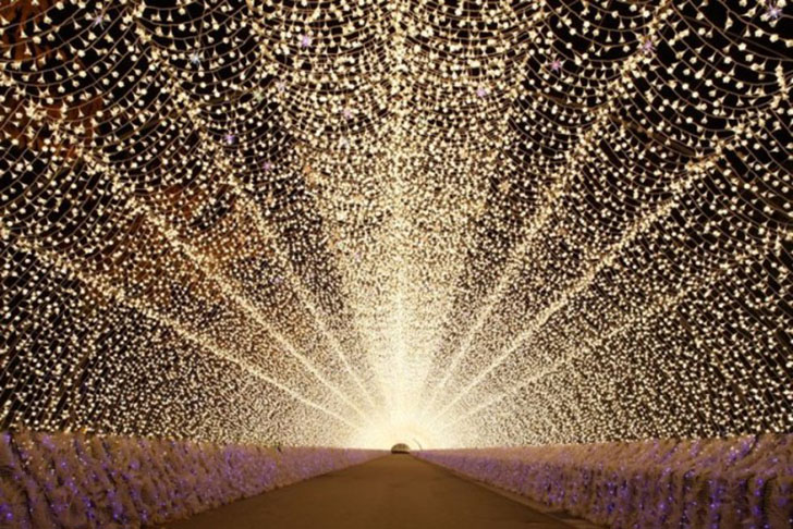 日本圣诞LED灯光秀