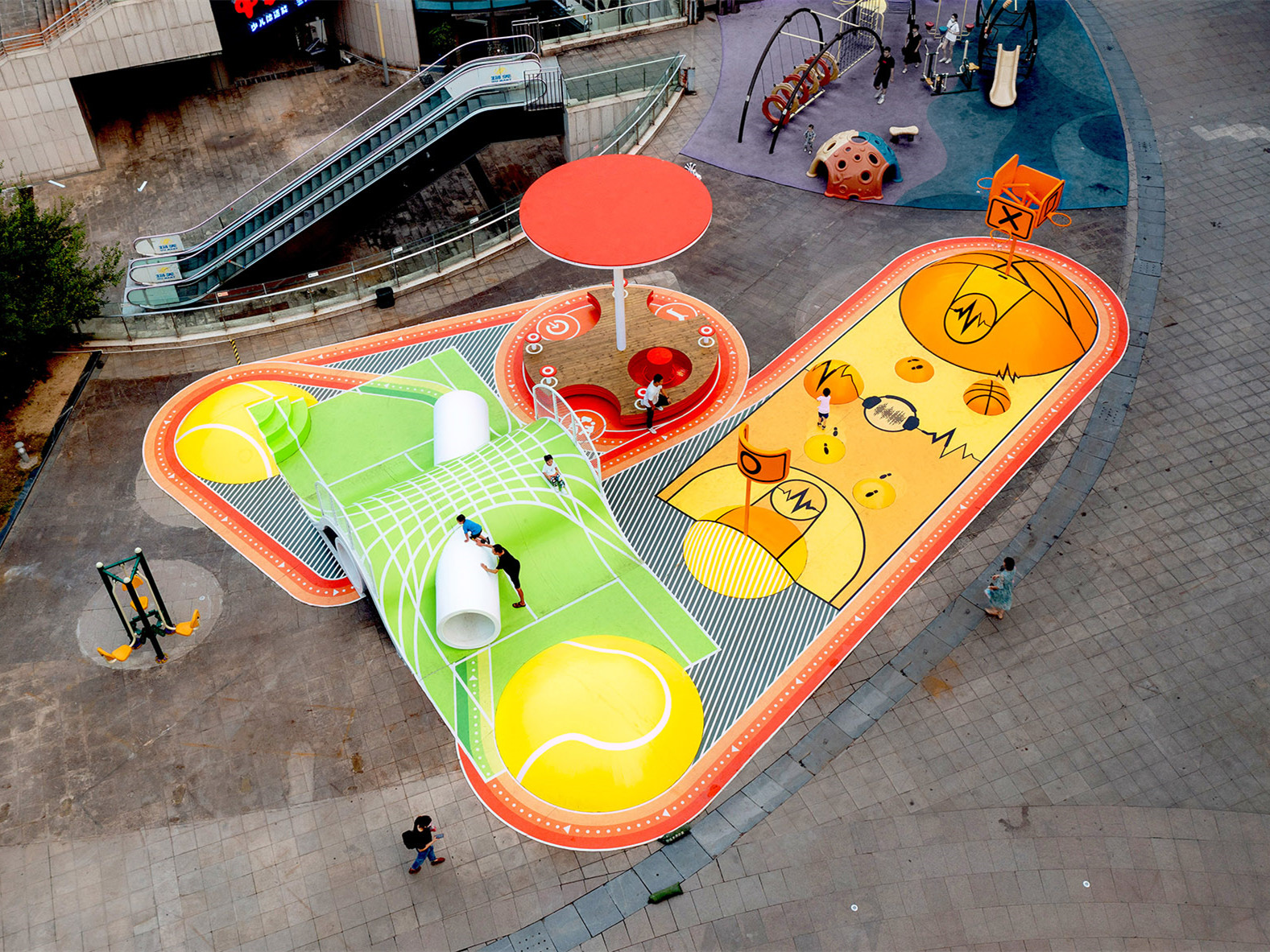 宁波奥林匹亚巡展主题馆创意互动装置