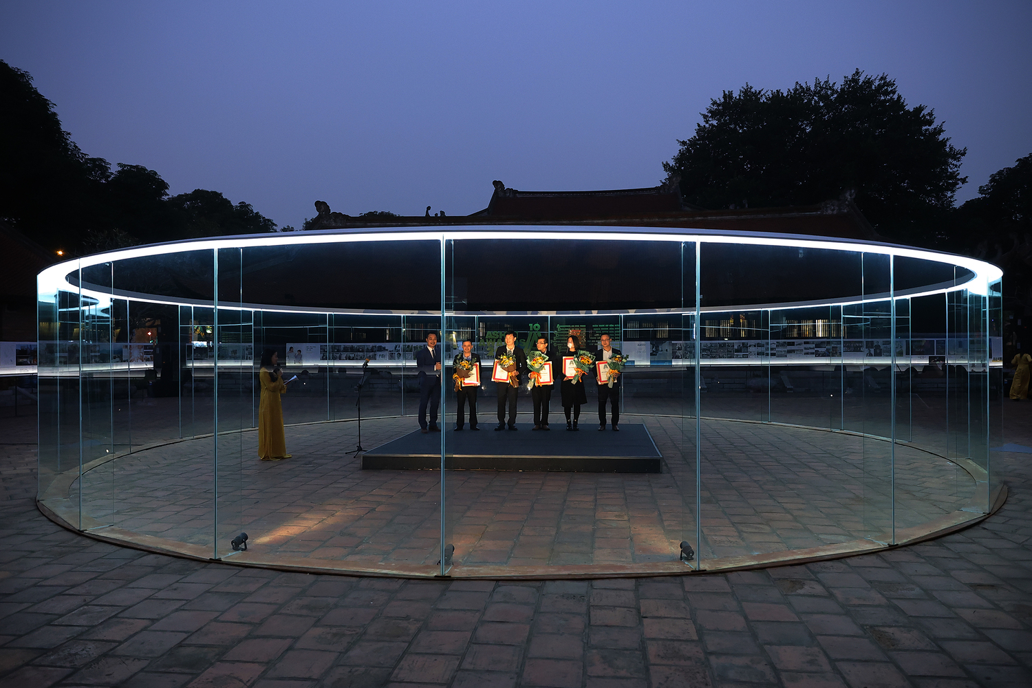 越南阿水亭公共装置艺术：东方哲学空间布局