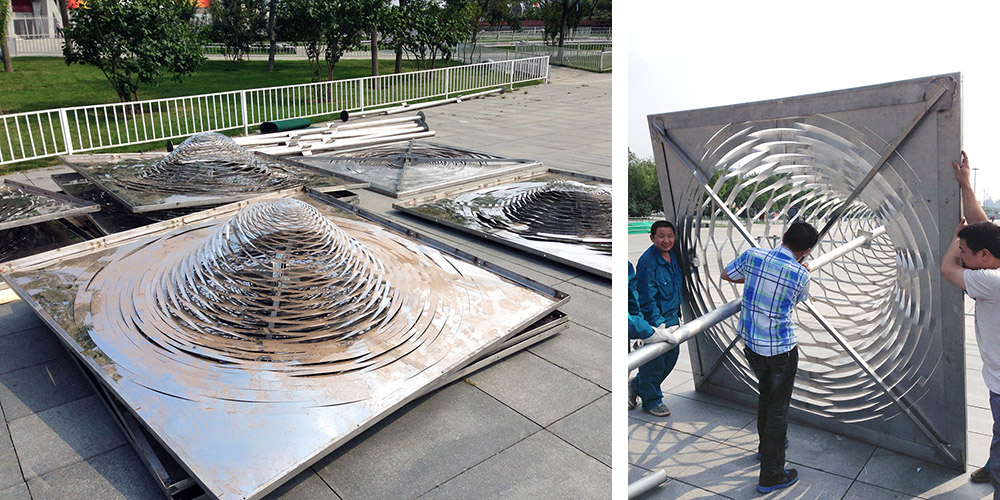 北京尖刺公共空间艺术装置