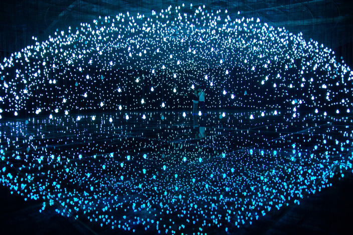 北京多媒体互动装置艺术：人造星空